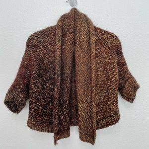 MICHAEL Michael Kors Cropped Wool Sweater Shrug